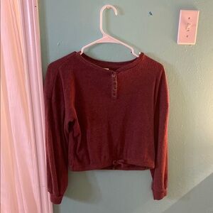 Women's Burgundy Sweater